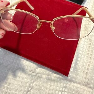 Cartier Gold Glasses